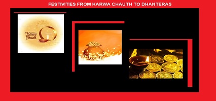 Festivities from Karwa Chauth to Dhanteras