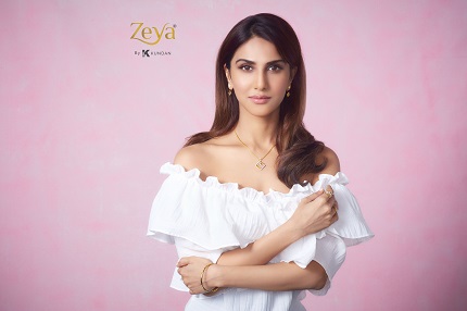 Zeya By Kundan's stunning gold jewellery pieces adorned by Bollywood Star Vaani Kapoor