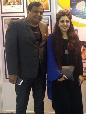 Rajendra Jain with Archana Kochhar