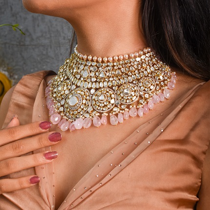 Statement Polki Choker from the Soul of India Collection by Pooja Diamonds