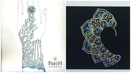 (l) Parth Diamond and (r) Shobha Asar Jewellery