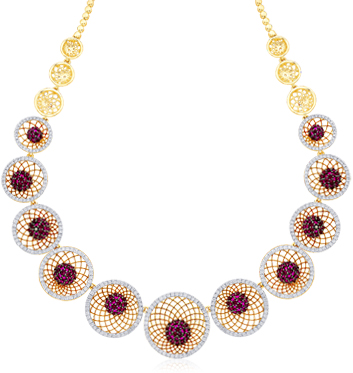 Best Colored Stone Necklace set of the year